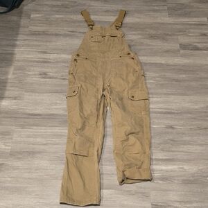 Women's Tan Overalls